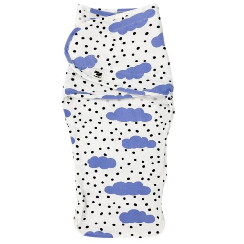Norani Baby Snugababe Sleep Pod with Arm Inserts - Blue Clouds