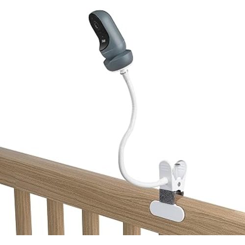 Baby Monitor Mount for Owlet Cam 2, Owlet Cam Smart Baby Monitor,Owlet Duo and Arlo Cameras, Owlet Camera Stand(15.7in Gooseneck Clip)