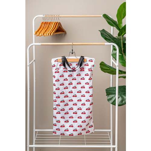 Basics Large Zipper Hanging Wet Bag, Laundry Bag with Handles