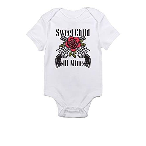 TeeNow - Sweet Child Of Mine - Short Sleeve Baby Infant Bodysuit - Boy/Girl