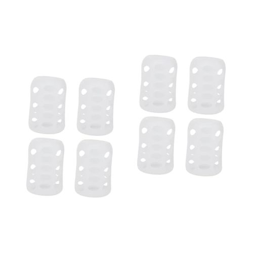 8 Pcs Bottles for Baby Bottle Case Nursery Bottle Sleeves Pigeon Supplies Silicone Baby Bottle Cover Feeding Baby Bottle Sleeve Milk Bottle Glass White