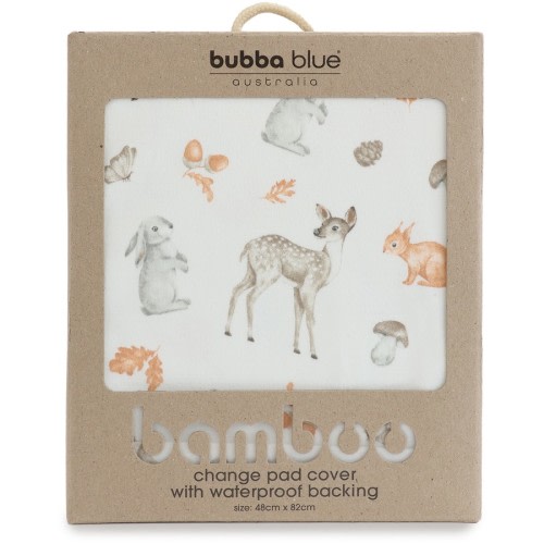 Bubba Blue Woodland Bamboo Waterproof Change Pad Cover