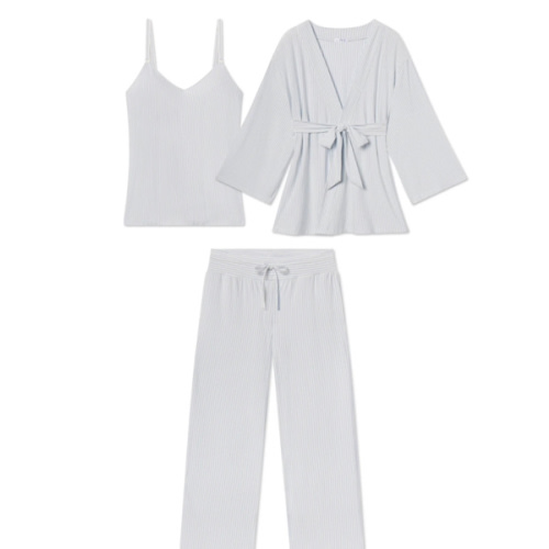 LAKE | Women | DreamModal Pajamas | Fog Maternity Kimono Bundle