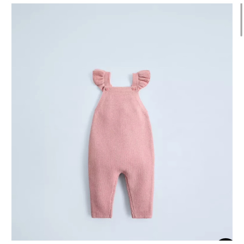 KNIT OVERALLS - Pink | ZARA United States