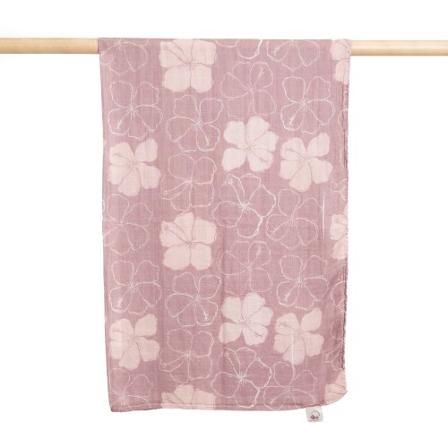 Purple Kokio Bamboo Muslin Pareo