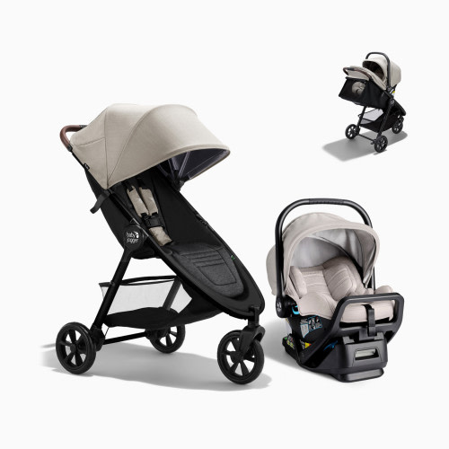 Baby Jogger City Mini GT3 Travel System - Frosted Ivory