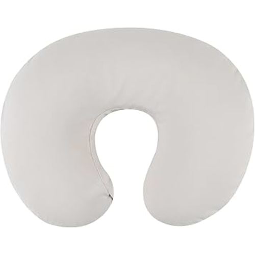 Onacosht 100% Organic Cotton Nursing Pillow Cover Soft Breathable Jersey Feeding Pillow Slipcover Fits Standard Infant Nursing Pillow for Baby Boy and Girl, Fog