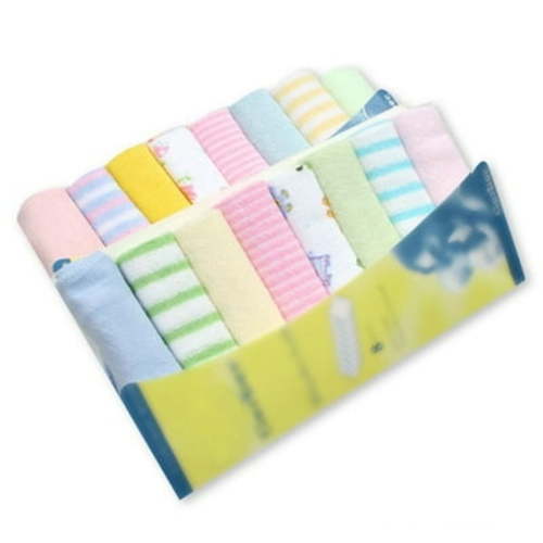 8Pcs Baby Infant Newborn Children Bath Towels Washcloth Bathing Feeding Cloth Soft