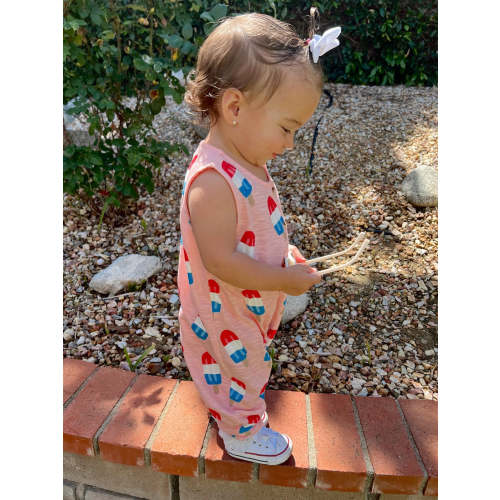 Popsicle Pink / Organic Bay Jumpsuit