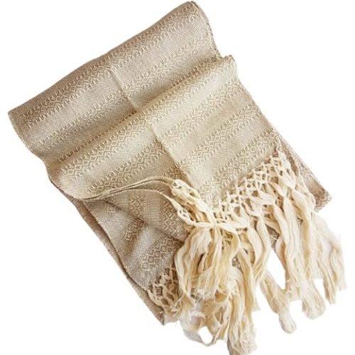 Baby Trapoz Mexican Rebozo Scarf, Shawl, Ideal for Natural Birth, Doula Massage, 118.11", Oatmeal