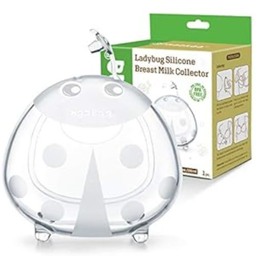 Amazon.com : haakaa Ladybug Breast Milk Collector Breast Shells Milk Saver Nursing Cups for Large Milk Supply, Replace Disposable Breast Pads, Reusable & Wearable (150ml, 1 Pc) : Baby