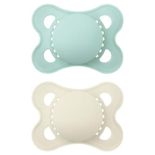 MAM Original Matte Pacifier, 0-6 Months, 2 Pack