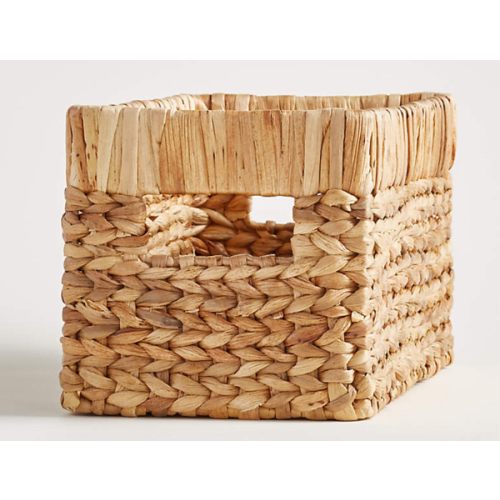 Wonderful Wicker Natural Small Changing Table Basket with Handles