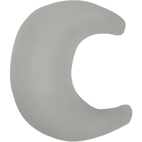 snuggle me Organic Nursing Pillow (New 2025 Design) | Bottle & Breastfeeding Pillow with Organic Cotton Cover & Fiberfill, Machine Washable Feeding Pillow, Newborn Essentials Must Haves (Stone) - v2