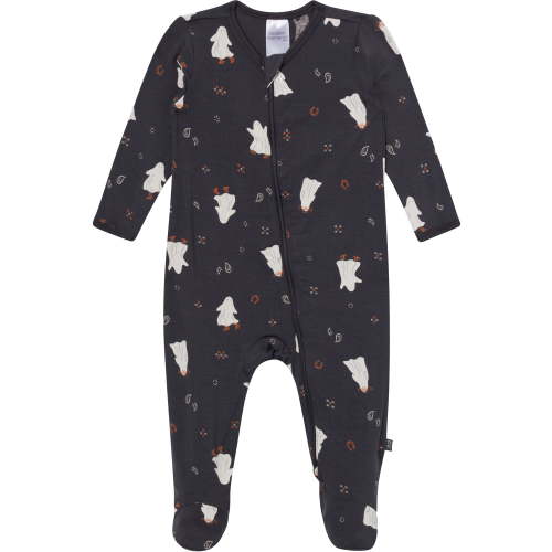 Modern Moments by Gerber Neutral Two-Way Zip Viscose Sleep ´N Play Footed Pajama , Sizes Newborn - 6/9 Months