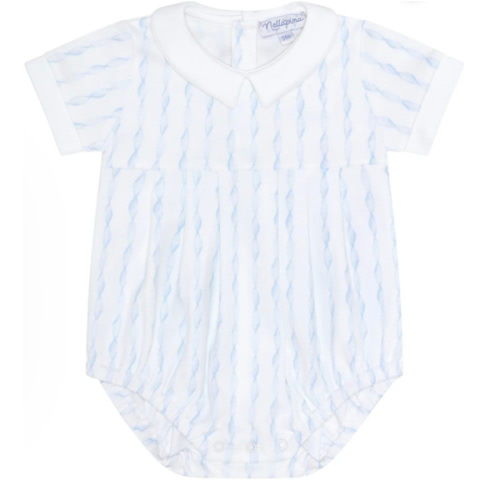 Blue Twirls Bubble