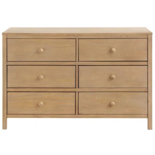 Soho Baby Everlee 6 Drawer Dresser | Honey Wood