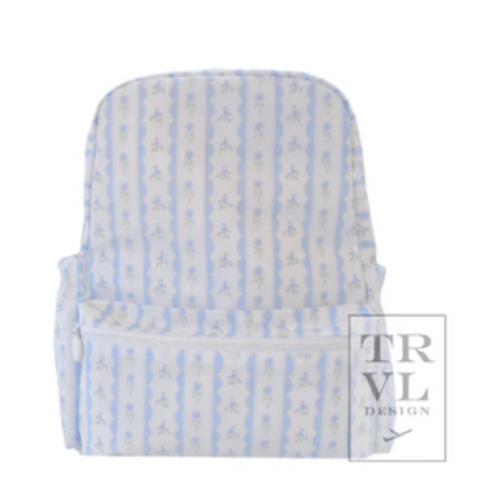 BLUE RIBBON FLORAL BACKPACK – Southern Sorelle Embroidery Boutique