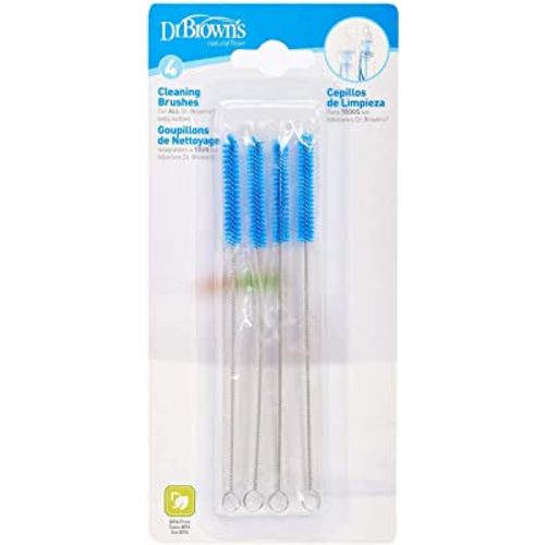 Dr. Brown's Natural Flow Cleaning Brush- Assorted Color(4-Count/Single Pack)
