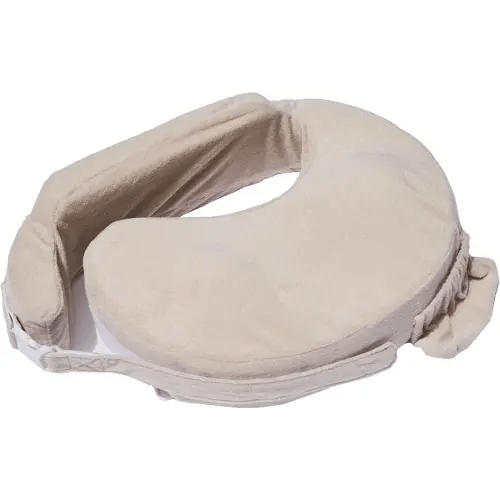 My Brest Friend Nursing Pillow - Deluxe - Enhanced Comfort w/Slipcover - Ergonomic Breastfeeding Pillow for Ultimate Support for Mom & Baby - Adjustable Pillow W/Handy Side Pocket, Soft Sand