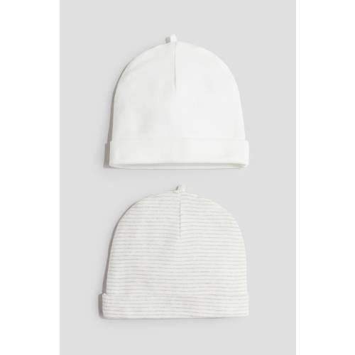 2-PACK COTTON BEANIES