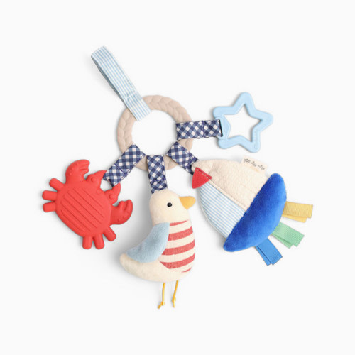 Bitzy Busy Ring Teething Activity Toy - Nautical