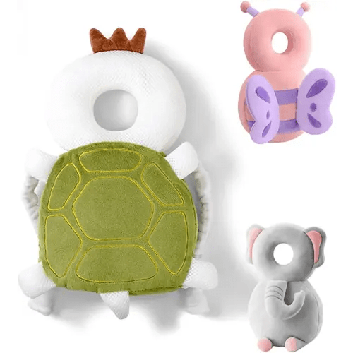 Toddler Baby Head Protection Cushion Backpack Wear (Turtle)