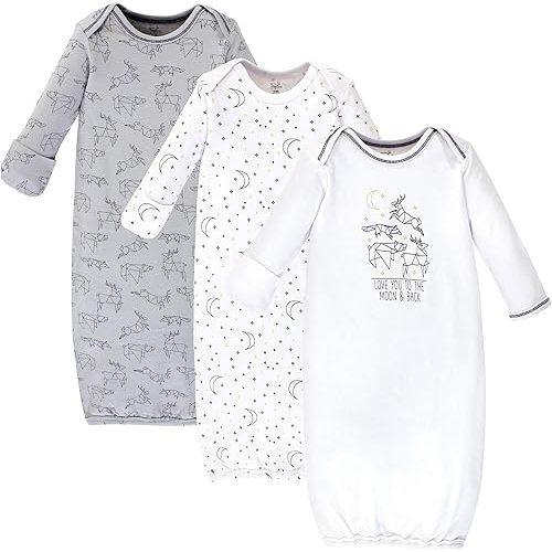 Touched by Nature Unisex Baby Organic Cotton Gowns