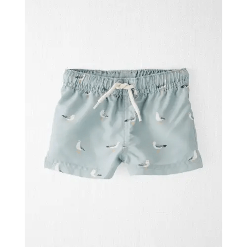 Baby Recycled Seagull-Print Swim Trunks - Little Planet | Carter's
