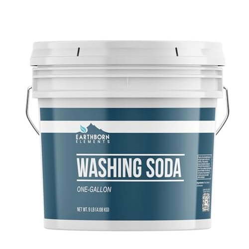 Earthborn Elements Washing Soda 1 Gallon, Soda Ash, Sodium Carbonate, Non-Toxic Laundry Booster