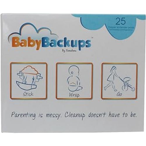 Diaper Extender Pads, Prevent Diaper Blowouts, 25 Pack