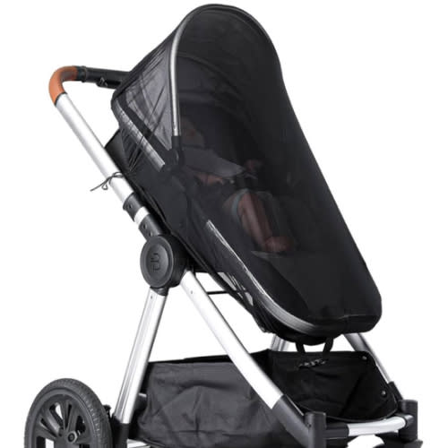 Stroller Mesh Shade Stroller Net Cover Baby Car Seat Carrier Shade-Ventilated and See Through Mesh