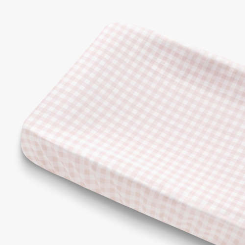 Changing Pad Cover (Pink Gingham)