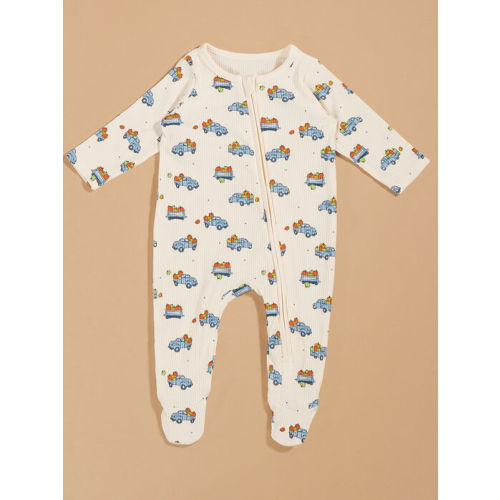 Pumpkin Patch Footie by MudPie in Ivory | Tullabee