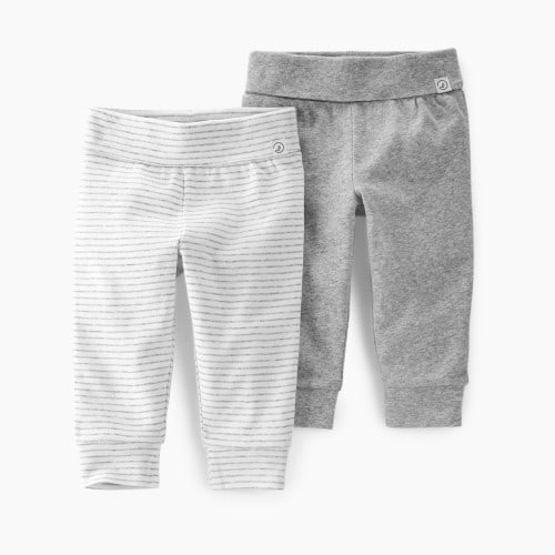 Carter's Little Planet Joggers (2 Pack) - Grey/Stripes, NB