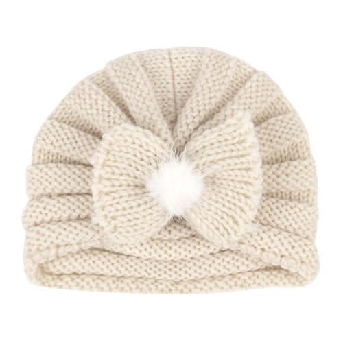 Baby Bow Knitted Hat