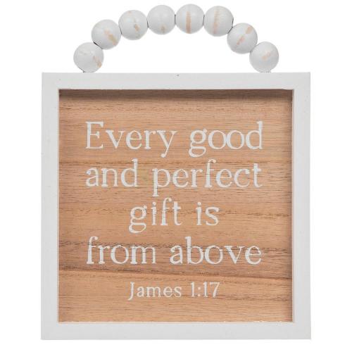 James 1:17 Wood Wall Decor