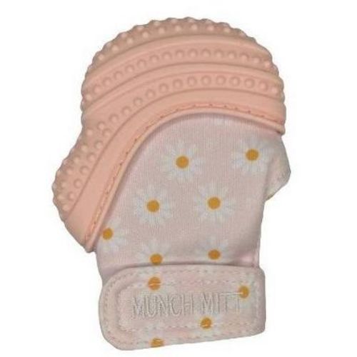 Malarkey Kids Munch Mitt Teether - Pink Daisies