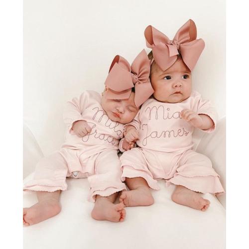 Baby Girl Coming Home Outfit Monogrammed Ruffle Romper - Etsy