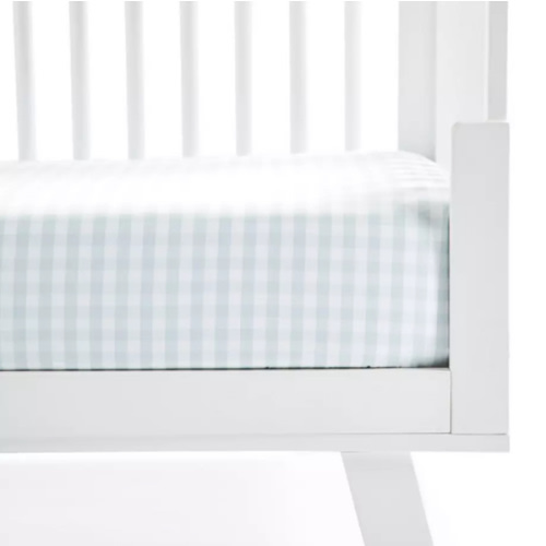 Gingham Crib Sheet | Serena and Lily