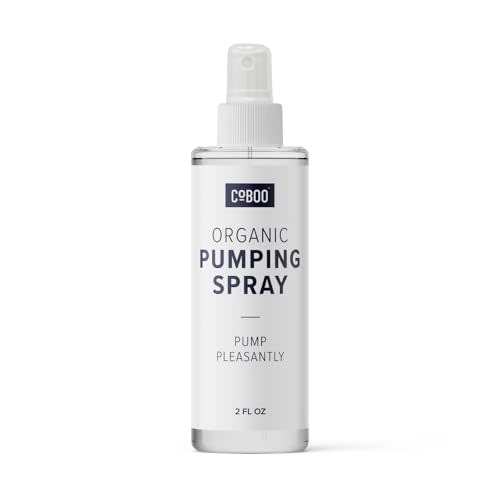 CoBoo Breast Pump Flange Spray | Helps Sore Nipples & Clogged Milk Ducts | Skin Lubricant for Breast Pumping | Apply Pumping Spray Directly to Shields | Vegan & Lanolin Free | (2 Fl Oz)