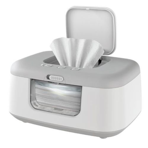 Jool Baby Wipe Warmer & Dispenser with LED Changing Light - Gray, Keeps wipes warm and cozy!