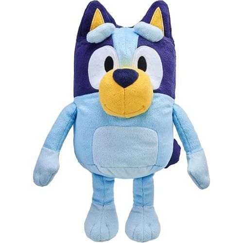 Bluey Sound Effects Talking Stuffed Plush, 13” Soft Musical Toys, Interactive Stuffed Animal with 9 Different Phrases, Musical Toys for Kids