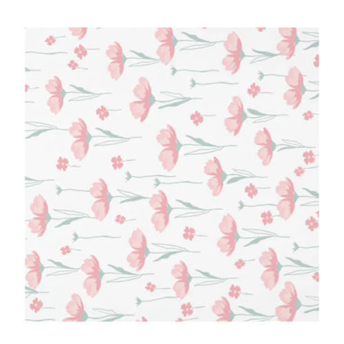 Organic Cotton Fitted Crib Sheet | Honest Baby Clothing - Strawberry Pink Floral