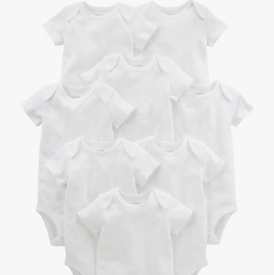 Simple Joys by Carter's Baby 8-Pack Short-Sleeve Bodysuit