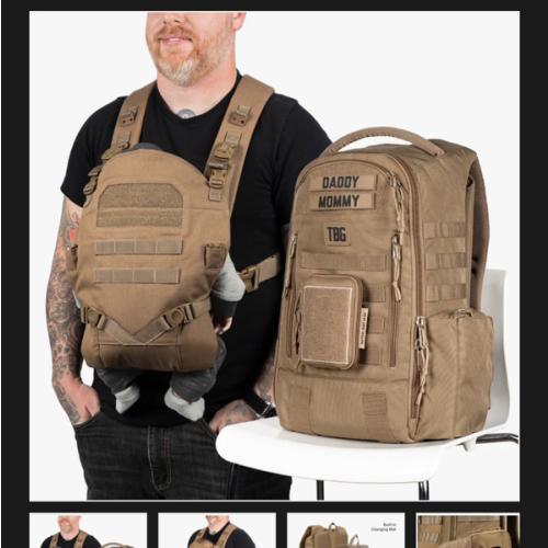 Daypack Diaper Bag & Baby Carrier Bundle - Durable, Versatile Gear – Tactical Baby Gear