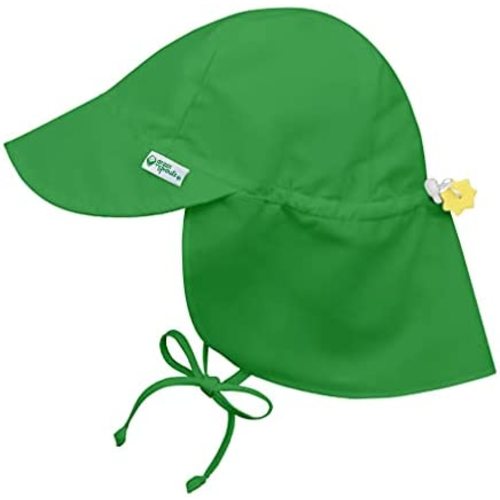 green sprouts Baby Girls' Flap Sun Protection Hat