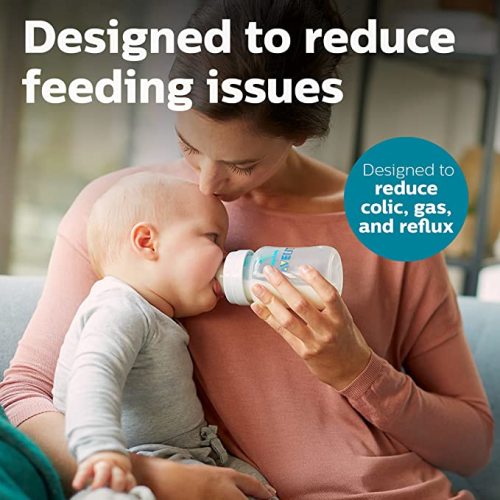 Philips AVENT Anti-Colic Baby Bottle Flow 2 Nipple, 4pk, SCY762/04