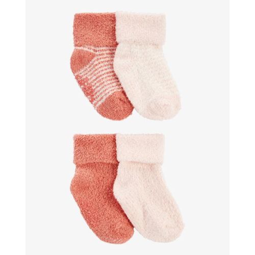 Baby 4-Pack Foldover Chenille Booties - Carter's | Carter's