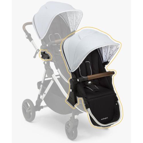 2nd Seat Kit | Sky, Watercolor Drops, Silver with Penny Leather